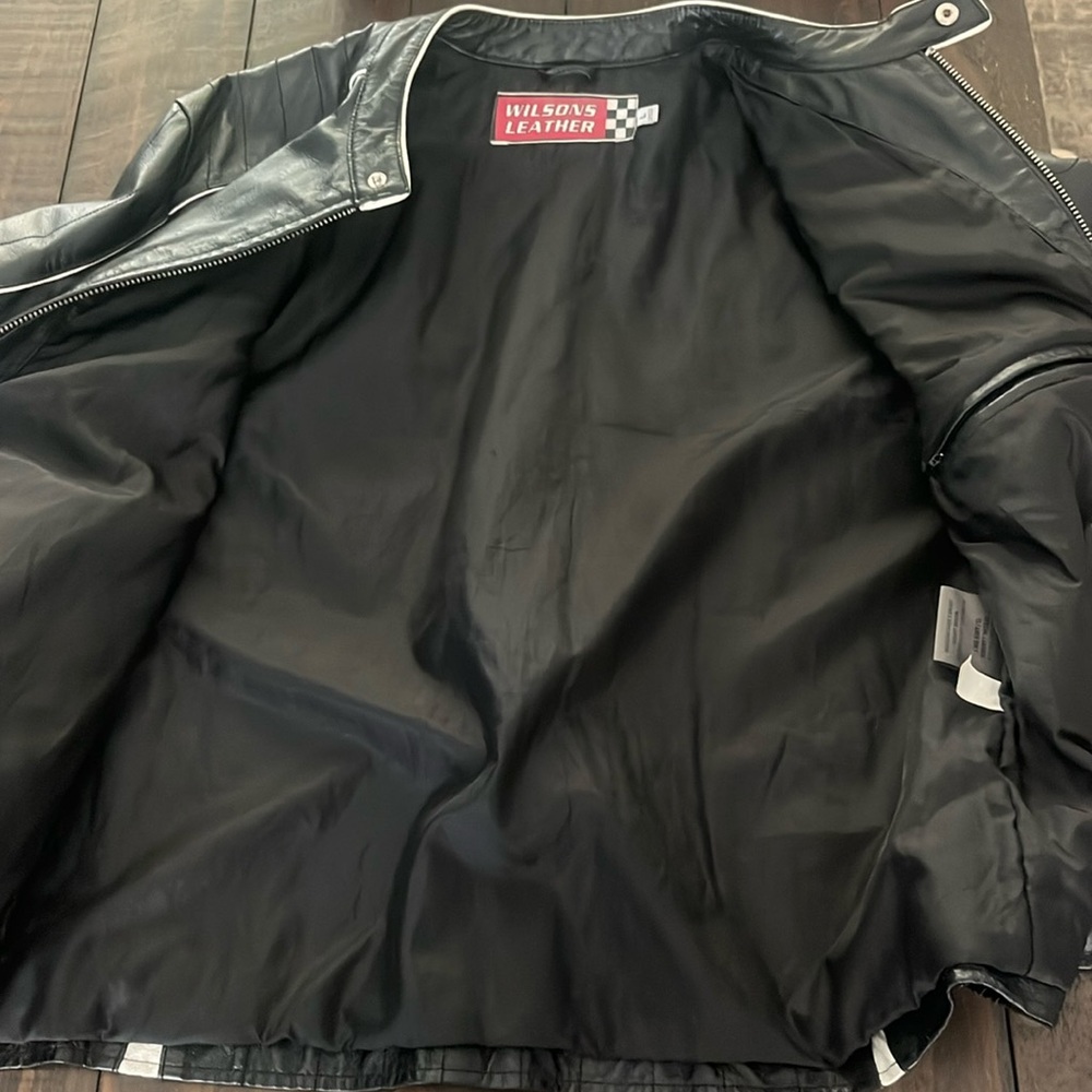 WILSONS Leather Racing Jacket - Picture 8 of 17